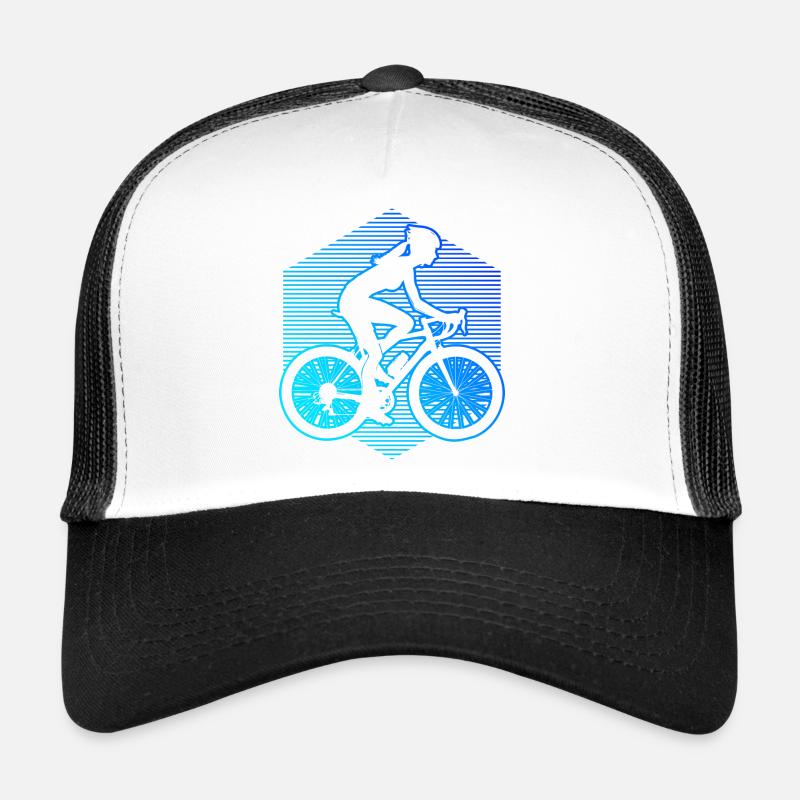 Cyclisme Cyclisme VTT Cyclisme - Casquette trucker  - blanc/noir