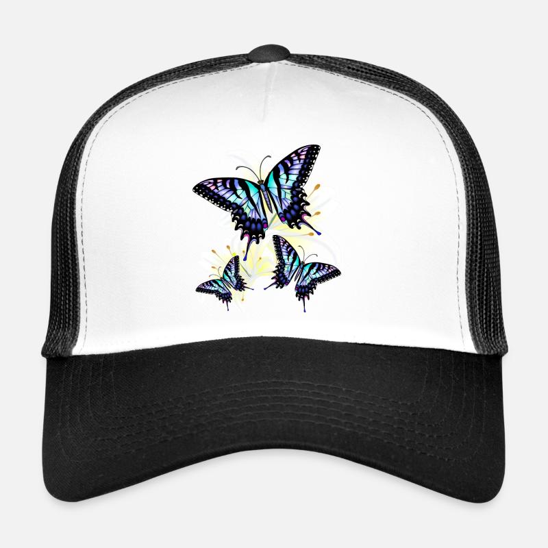 Blue Swallowtail Trucker Cap