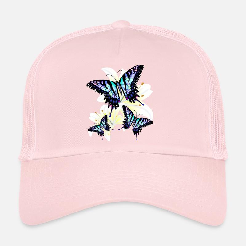 Blue Swallowtail Trucker Cap