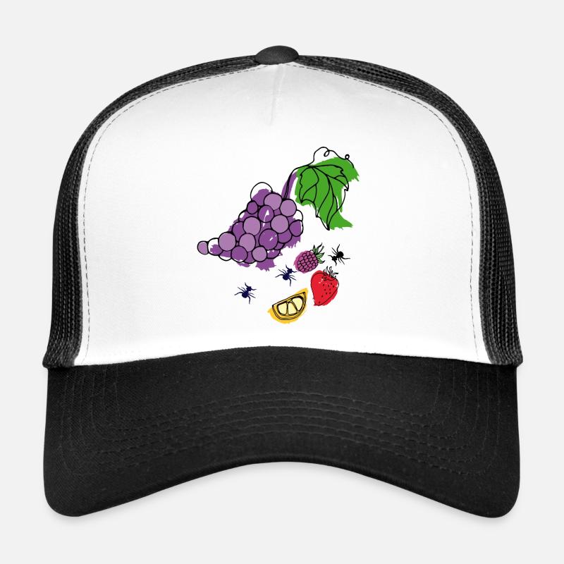 Obst mit Insekten Trucker Cap