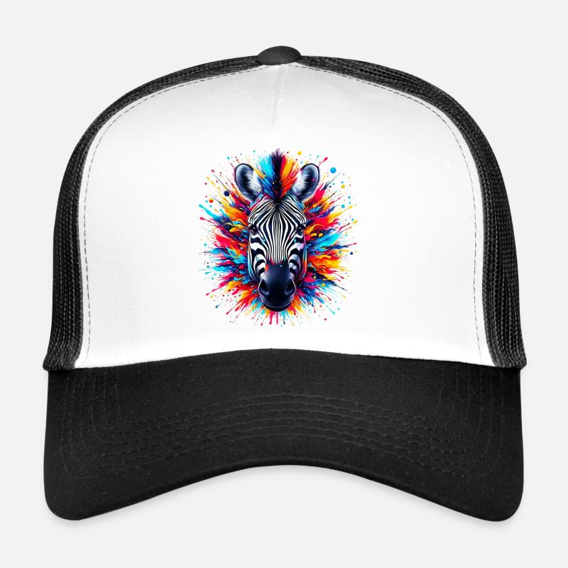 Zebra Trucker Cap