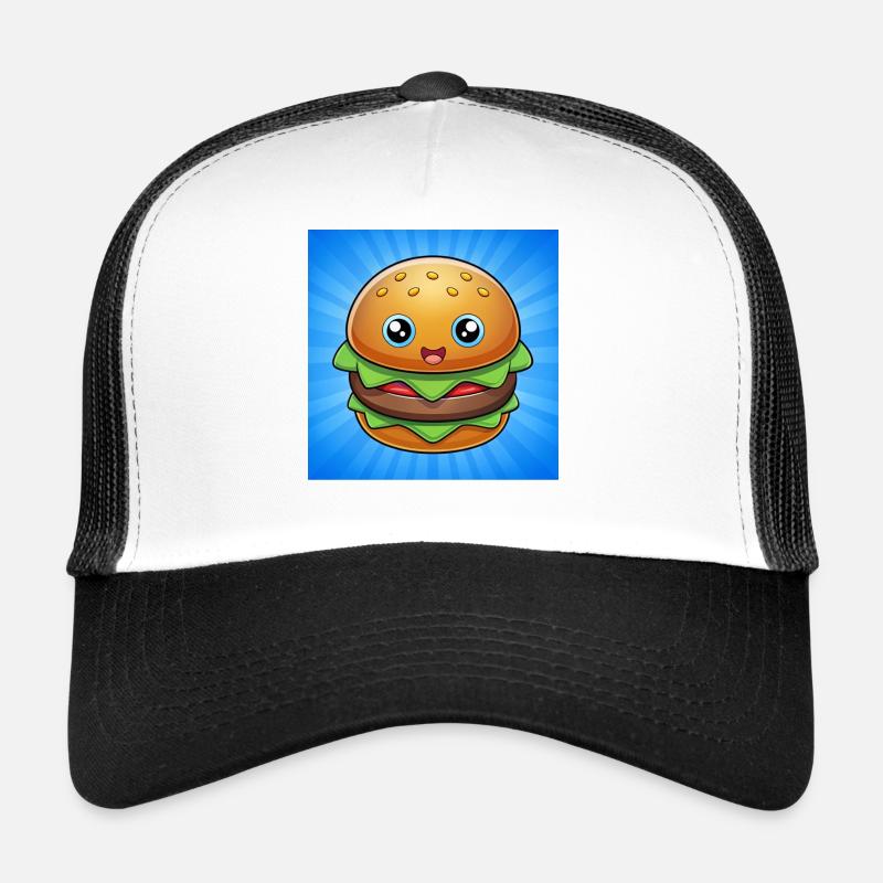 Burger coucher de soleil- Hamburger / Cheeseburger Gifts Casquette trucker 