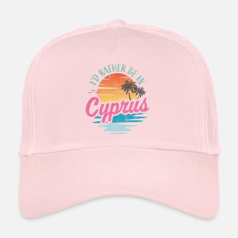 I'd rather be in Cyprus Trucker Cap