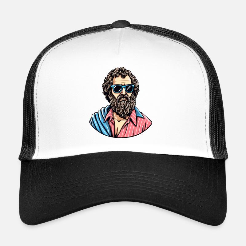 Look philosophe cool décontracté Casquette trucker 