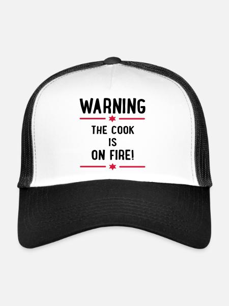 Funny sayings for chefs - Trucker Cap - white/black - Front
