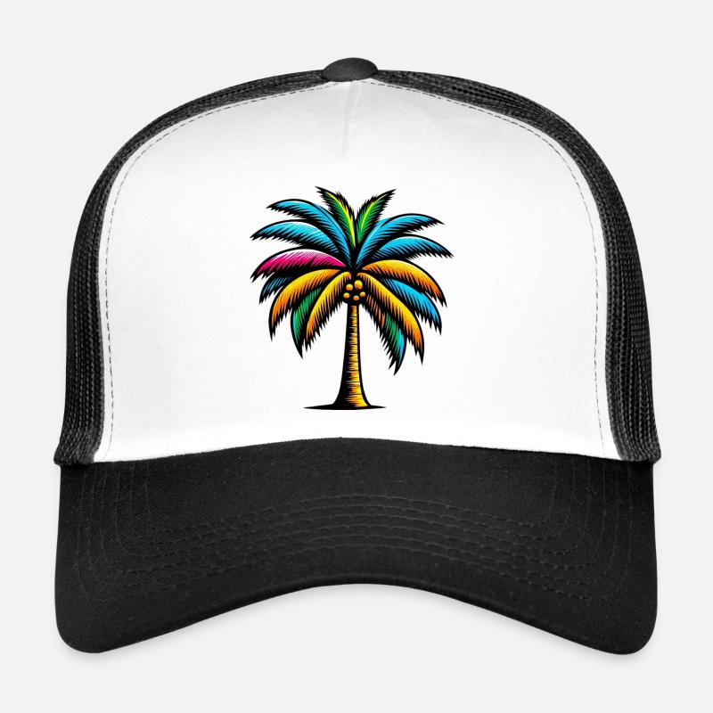 Palm tree Trucker Cap