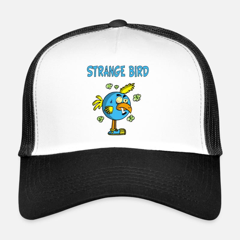 Strange Blue Bird Trucker Cap