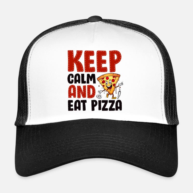 illustration ludique de cuisine de pizza Casquette trucker 