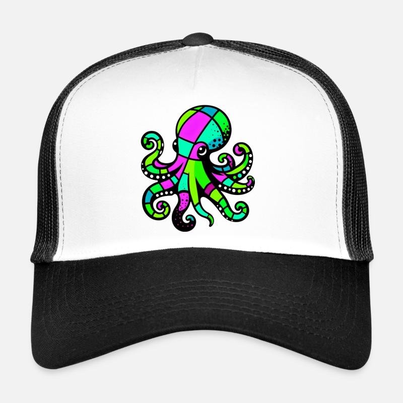 Pieuvre Casquette trucker 