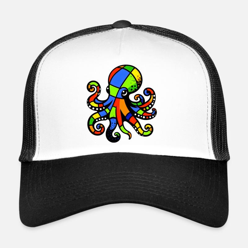 Pieuvre Casquette trucker 