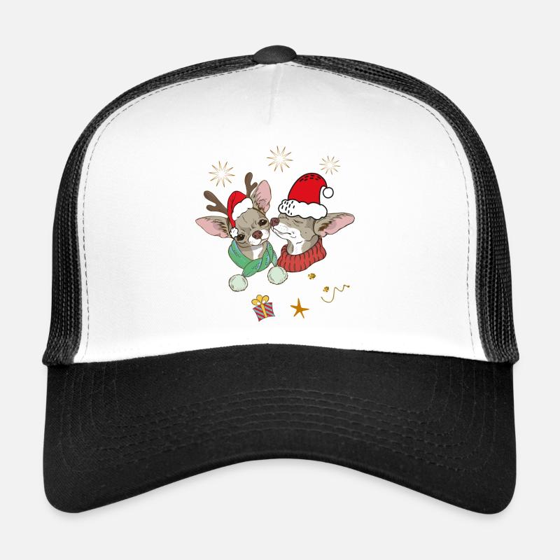 Joyeux Noël - Casquette trucker  - blanc/noir