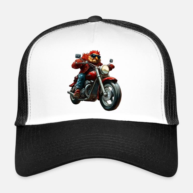 Poulets Moto Casquette trucker 