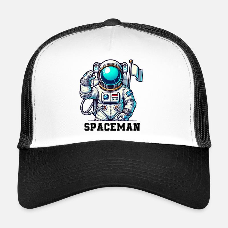 Astronaute de bande dessinée de l’espace Casquette trucker 