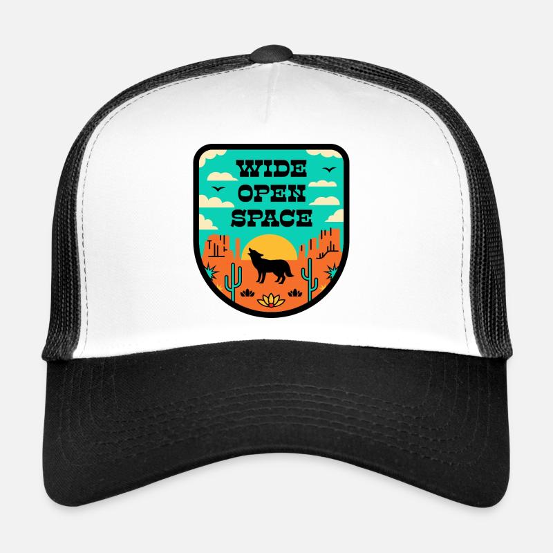 Désert dans un style rétro Casquette trucker 