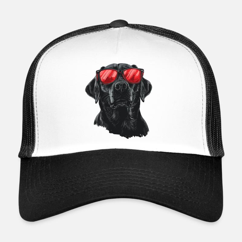 Lunettes de soleil Labrador Retriver Cool Casquette trucker 