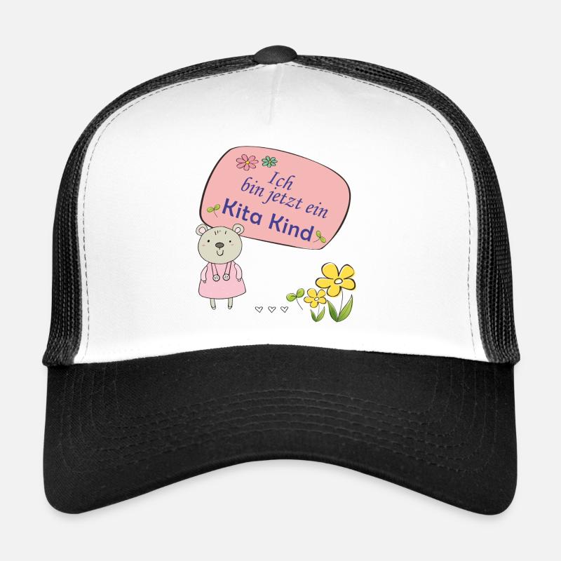 Kita Kind - Trucker Cap - Weiß/Schwarz