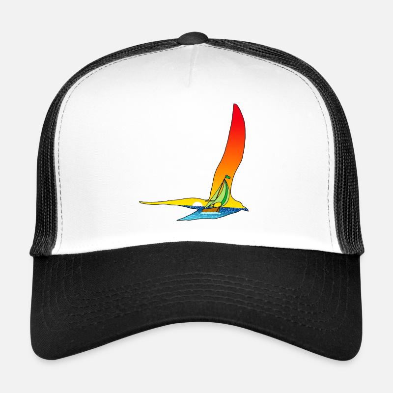 Die Reise des Vogels und des Bootes Trucker Cap
