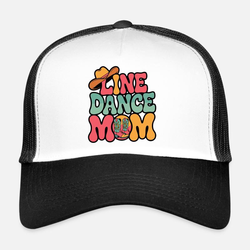 Line Dance Mom Line Dance Mom Gift Trucker Cap