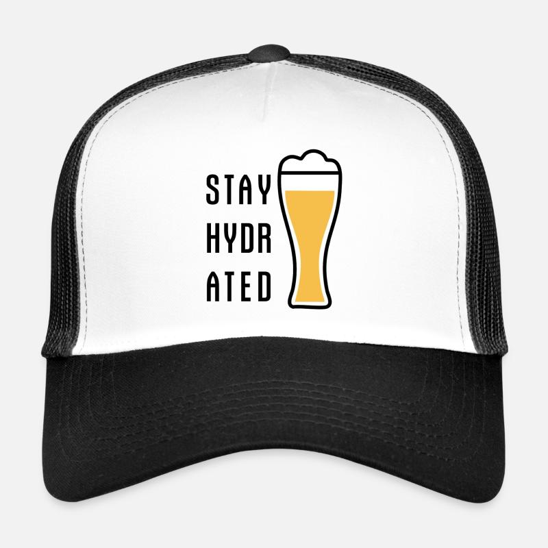 Restez hydraté Bière de blé Fête de la bière de blé Casquette trucker 