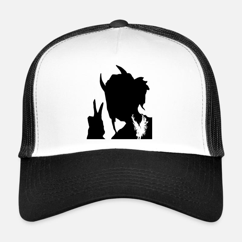 Toute la paix - Casquette trucker - blanc/noir