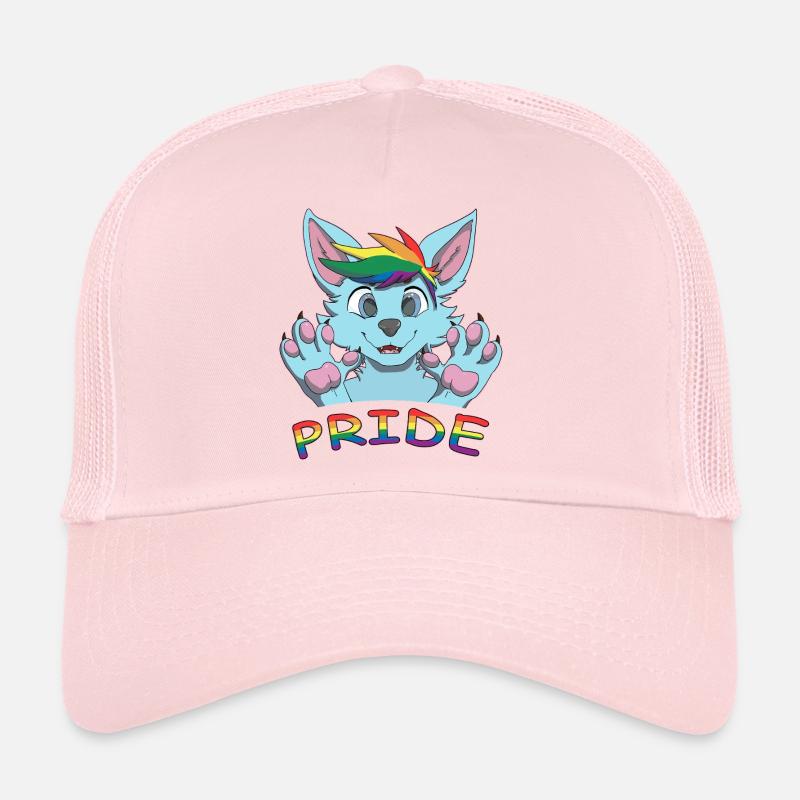 Fierté à fourrure Casquette trucker 