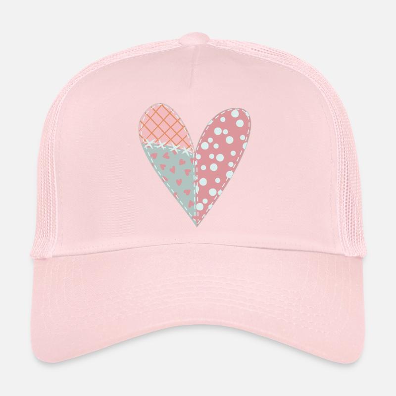 Patchwork Heart No6 Trucker Cap