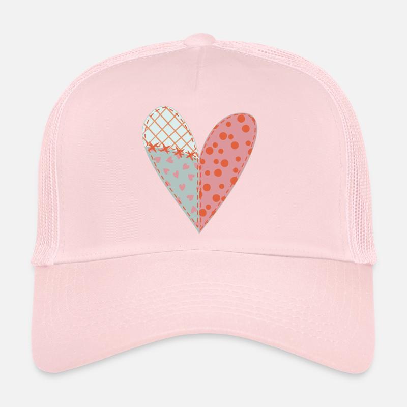 Patchwork Heart No11 Trucker Cap