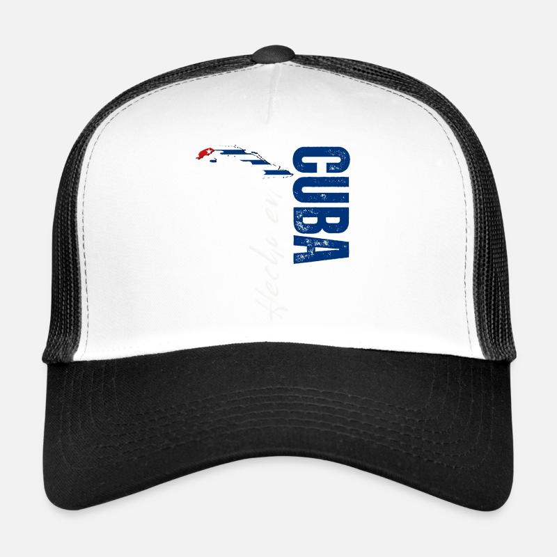 Fabriqué à Cuba, design vertical Casquette trucker 