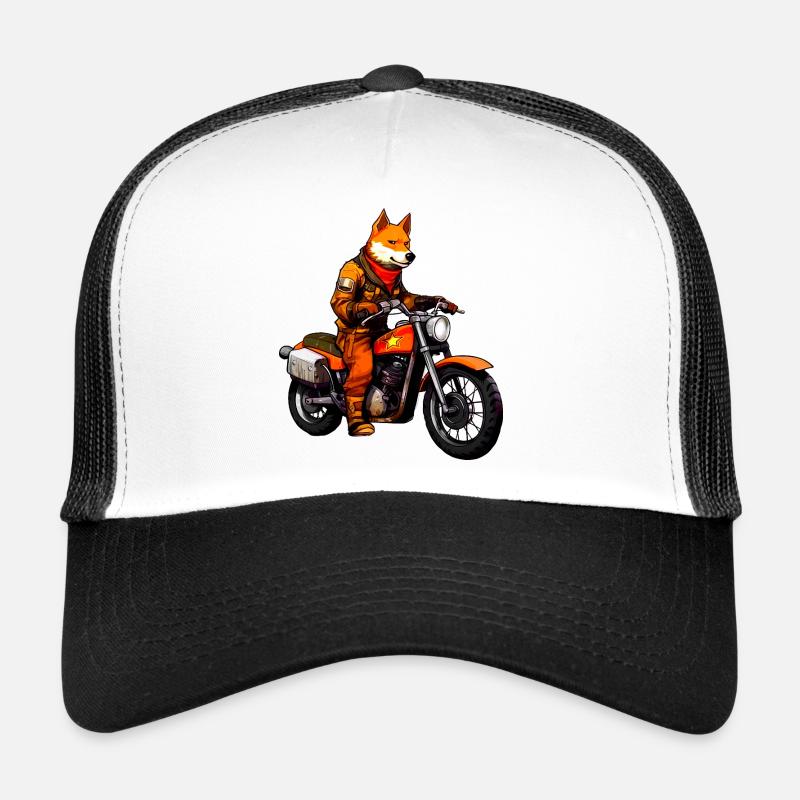 Fuchs Motorradfahrer Trucker Cap
