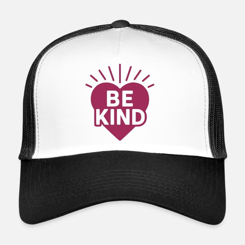 Herz mit Be Kind Botschaft Trucker Cap