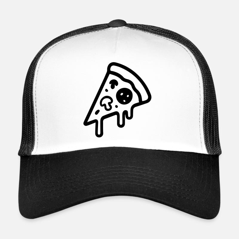 Icône de tranche de pizza Casquette trucker 