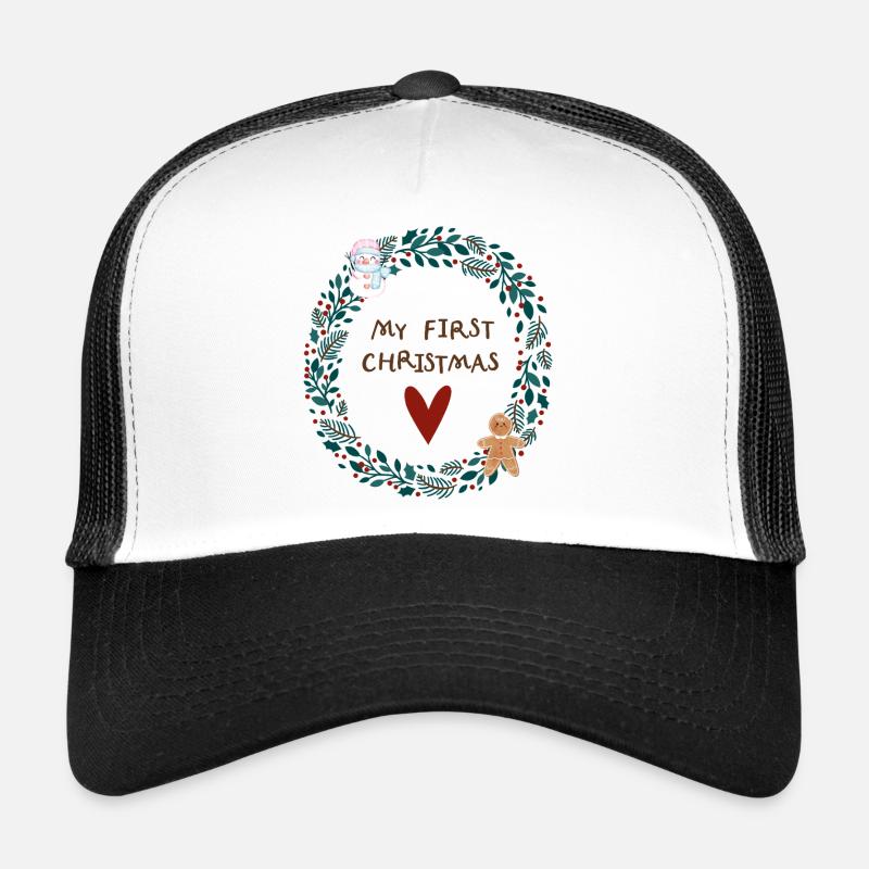 Mon premier Noël – Body pour bébé Noël Casquette trucker 