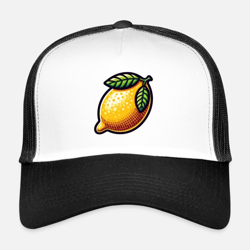 Lemon Art Illustration Trucker Cap