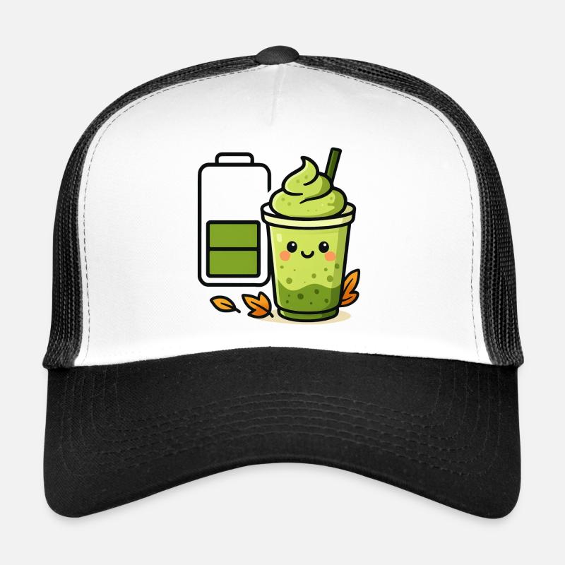 Matcha iced Latte Akku loading  Trucker Cap