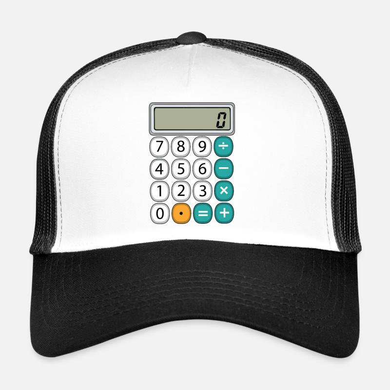 Nombre Jour Math Rétro Calculatrice Affichage Casquette trucker 