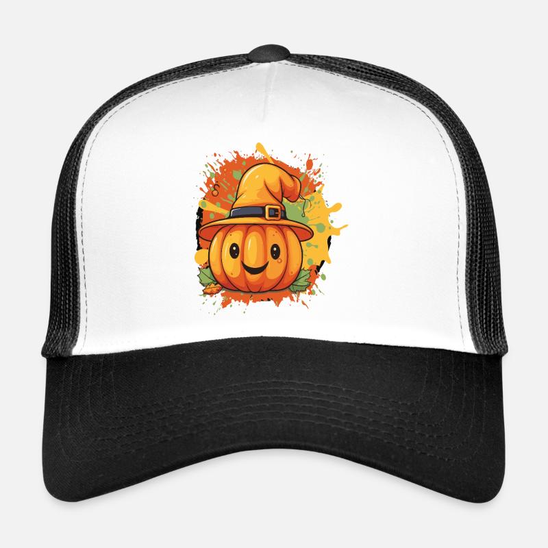 Citrouille Chapeau de Sorcière Fun Design Casquette trucker 