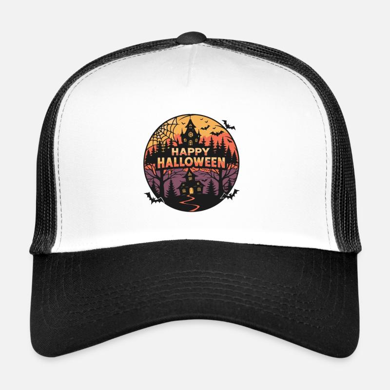 Halloween Château Fantomatique Casquette trucker 