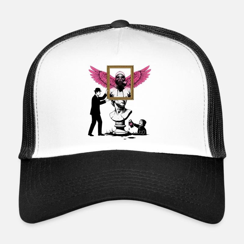 Winging Mask and Fragment Trucker Cap