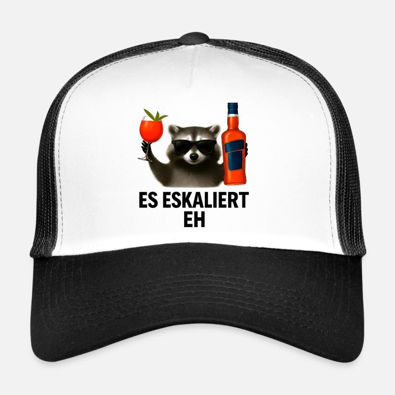 Es Eskaliert Eh Waschbär Spritz Party Geschenkidee Trucker Cap