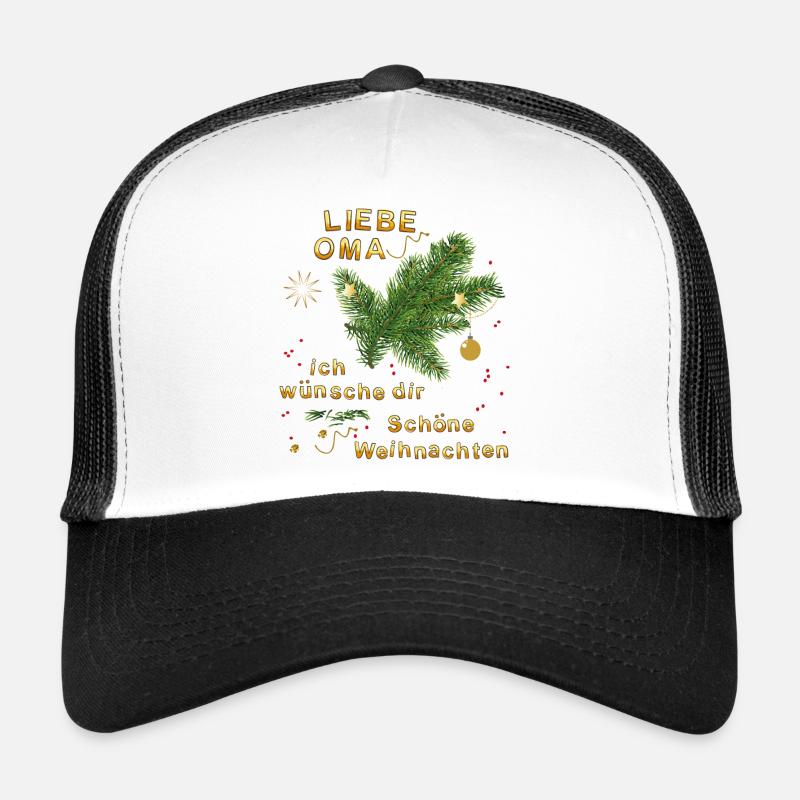  Liebe Oma, ich wünsche dir schöne Weihnachten Trucker Cap