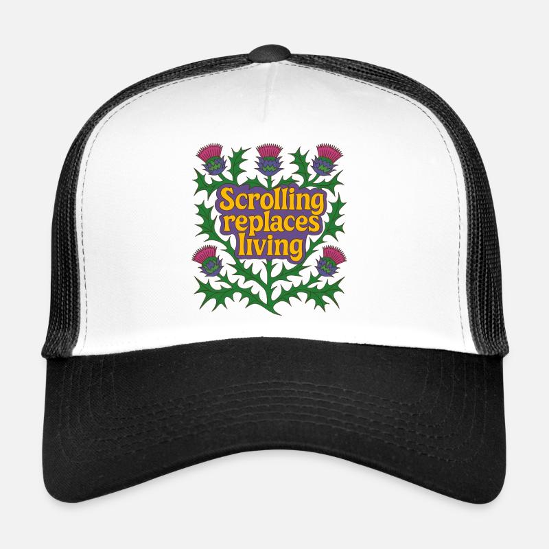 Scrollen ersetzt Wohnen Trucker Cap