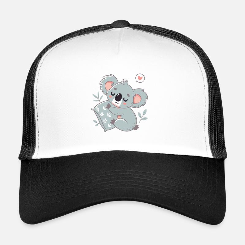 Koala Doux Lecture et Câlin Casquette trucker 