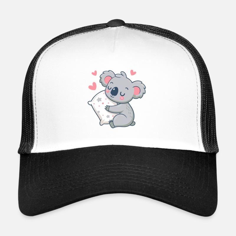 Koala câlin et oreiller étoilé Casquette trucker 