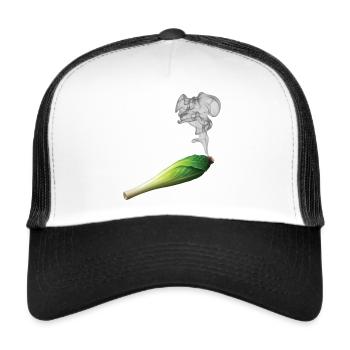 CHICON DE CHICHON - Bellegique - Casquette trucker  - blanc/noir - Devant