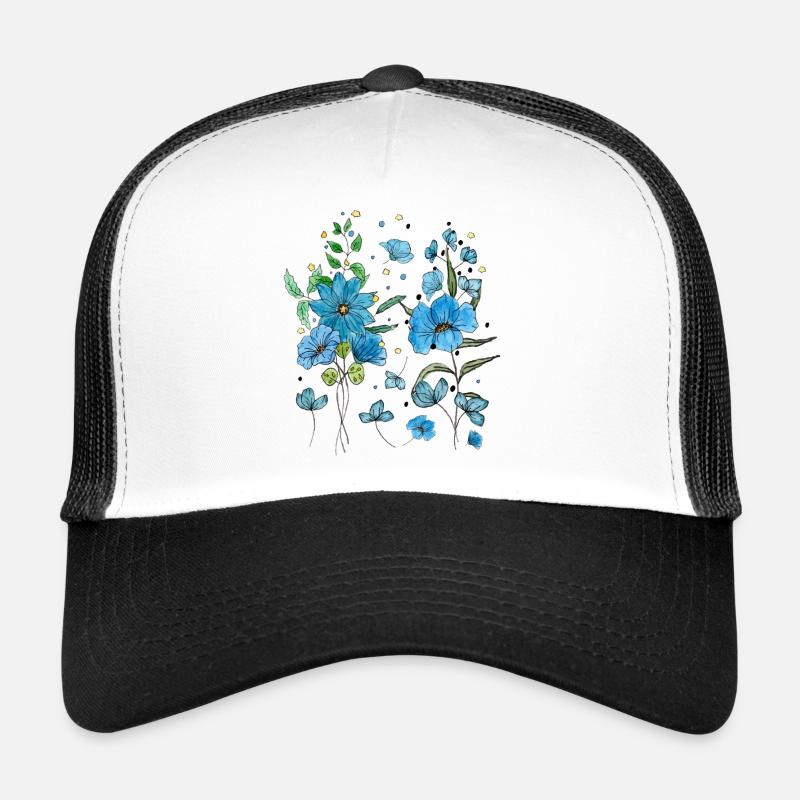 Fleur Bleue, Amoureuse des Fleurs Casquette trucker 