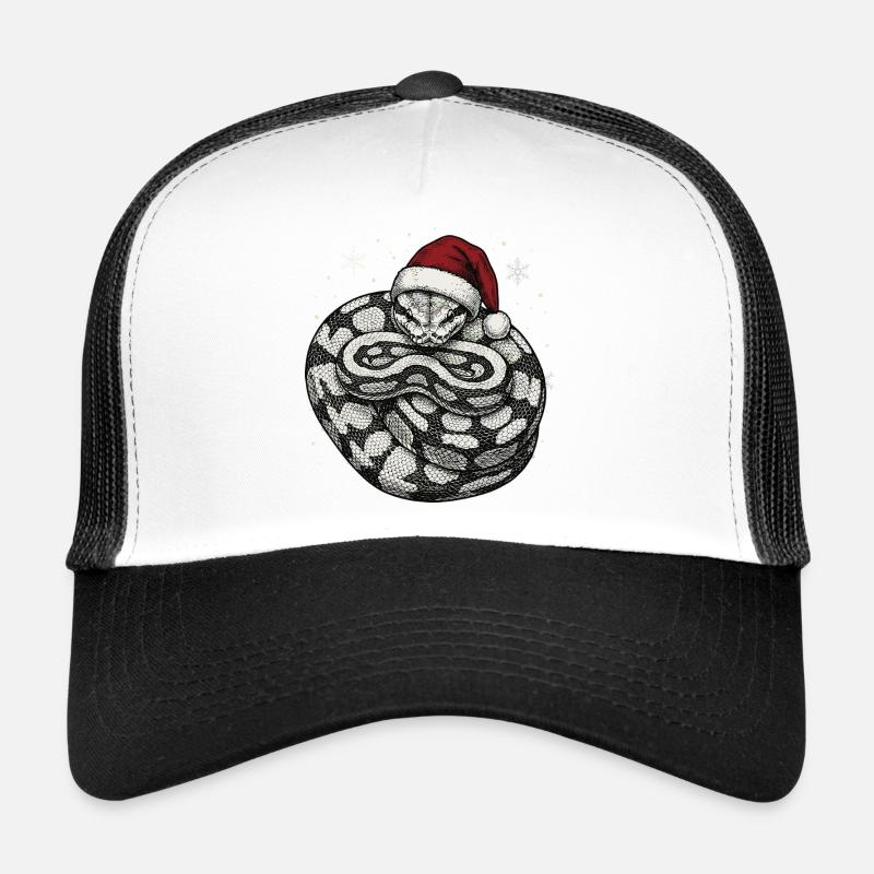 Königspython Weihnachten Ball Python Schlange Trucker Cap
