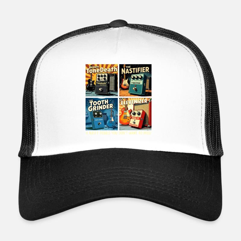 4 imaginäre Distortion-Pedale Trucker Cap