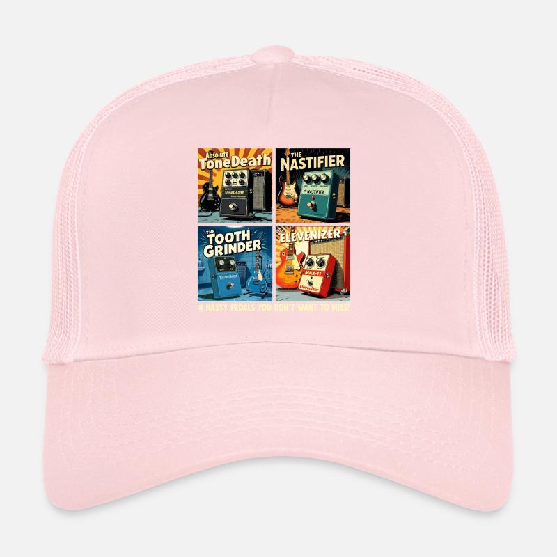 4 imaginary distortion pedals Trucker Cap