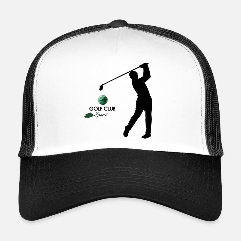 Golf - Trucker Cap - Weiß/Schwarz