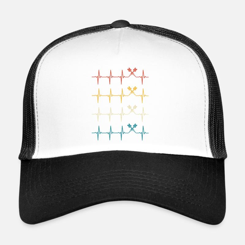 Dart Heartbeat Rétro Darts Darter Casquette trucker 